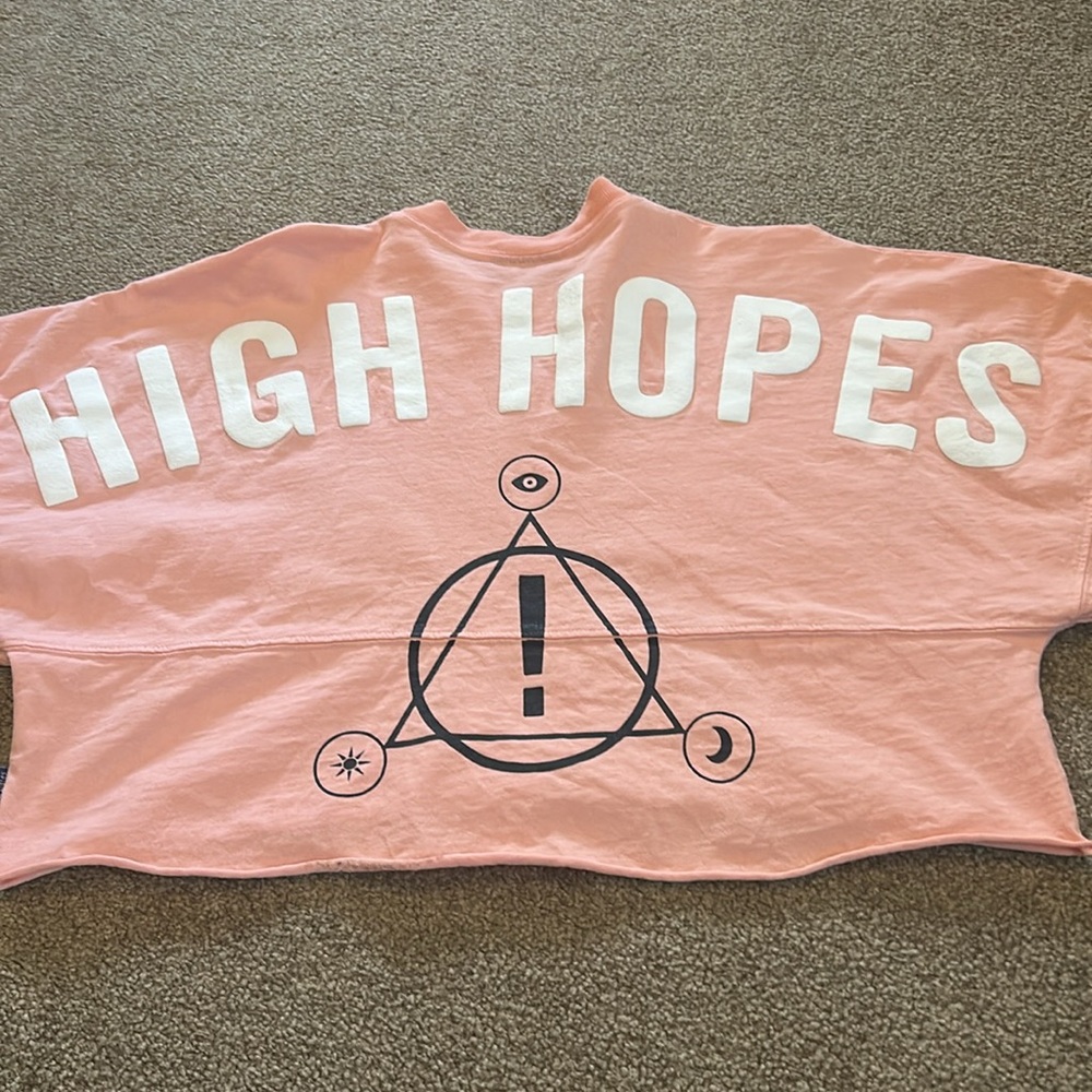 Panic at the Disco High Hopes crop long sleeve t shirt - Picture 2 of 6